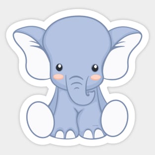 Baby Elephant Sticker